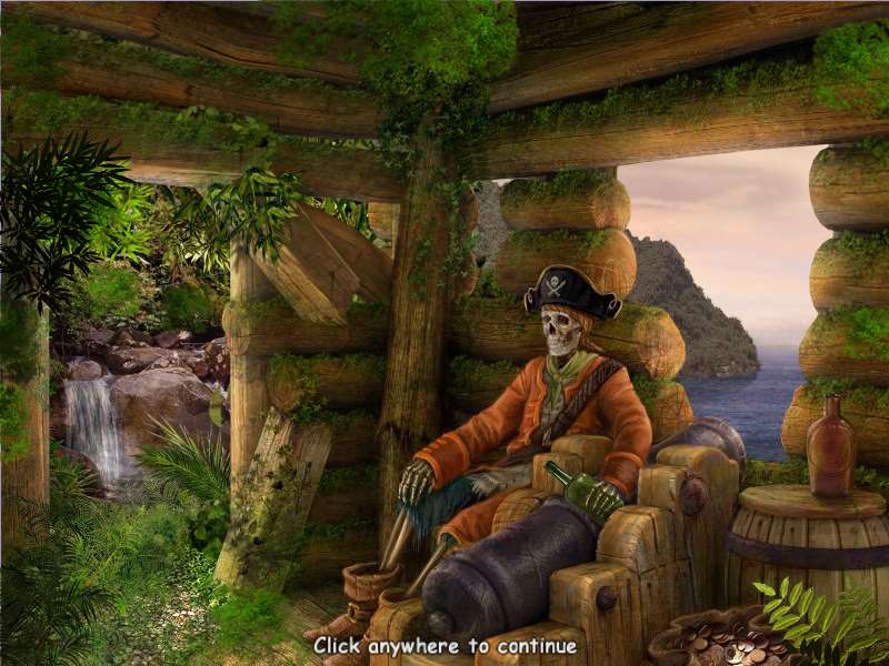 A pirate skeleton online puzzle