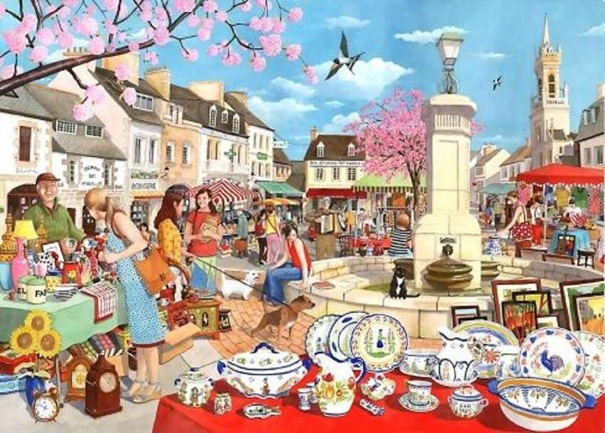 market of various things jigsaw puzzle online