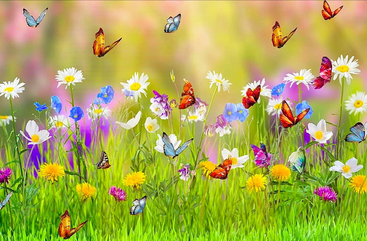 spring meadow :) jigsaw puzzle online