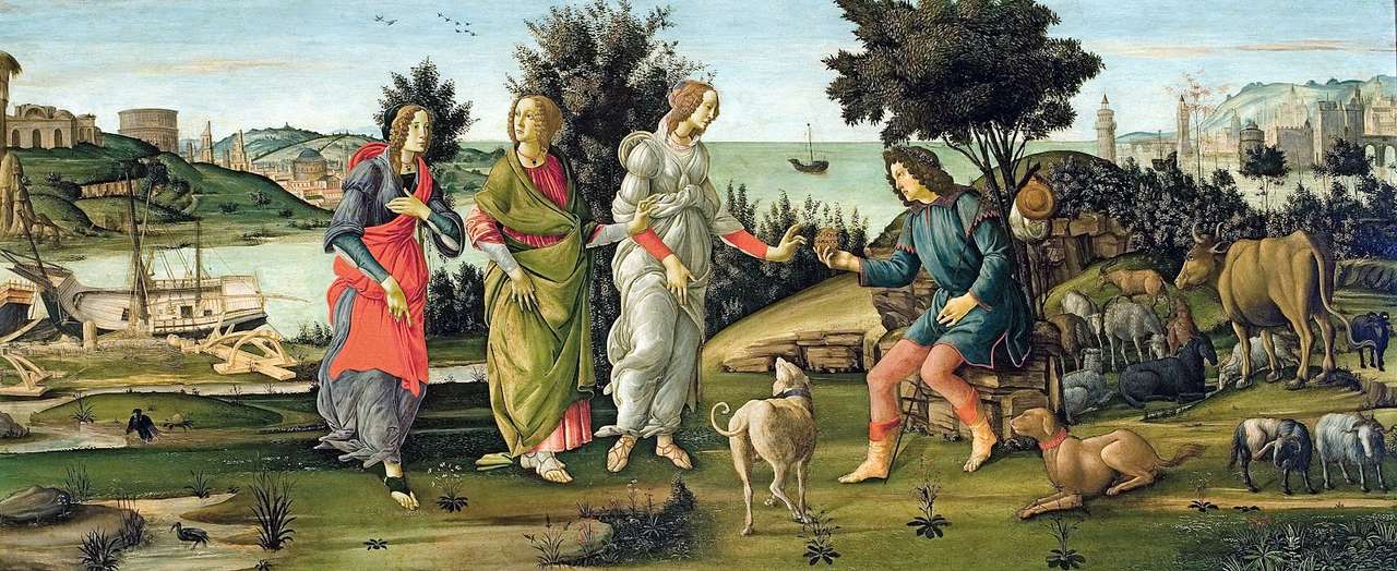 Botticelli online puzzle
