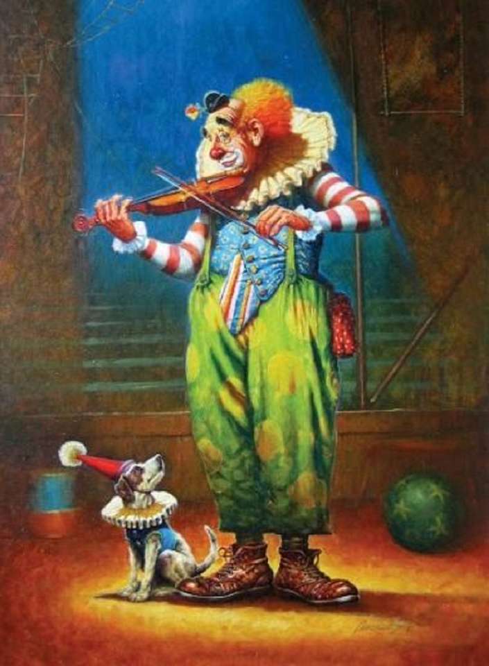 der linke Clown Puzzlespiel online