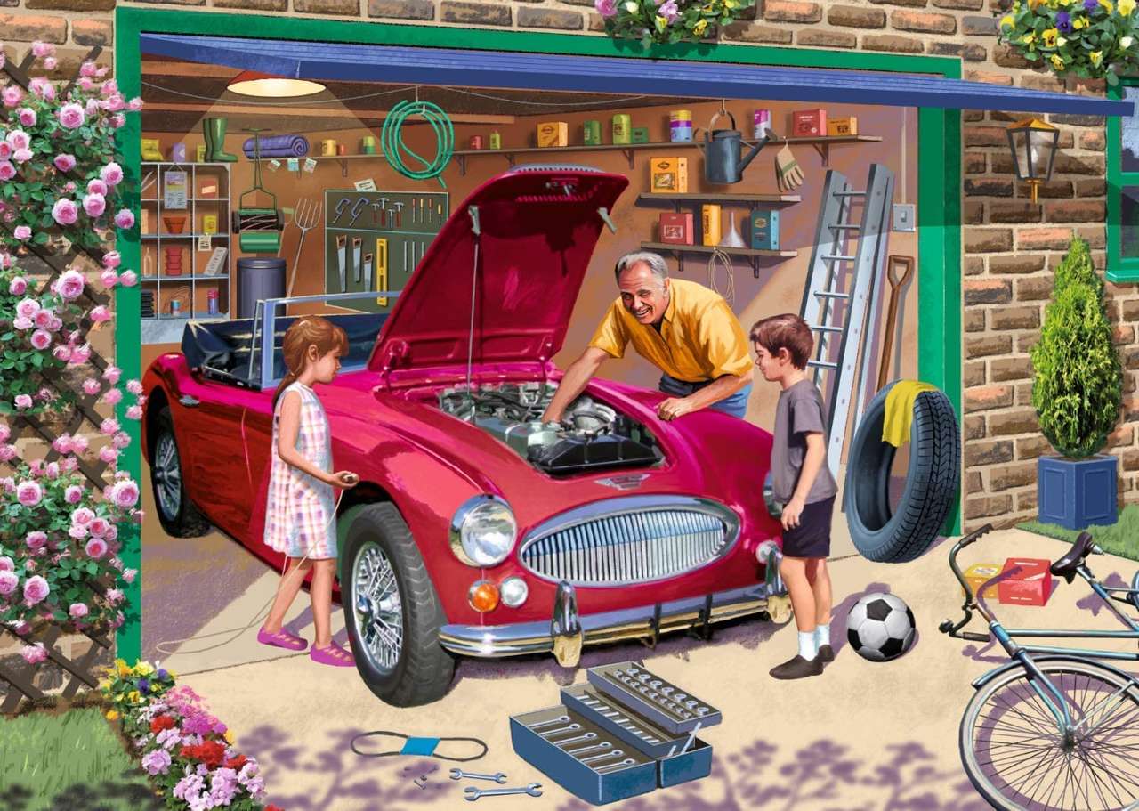 Opa's garage legpuzzel online
