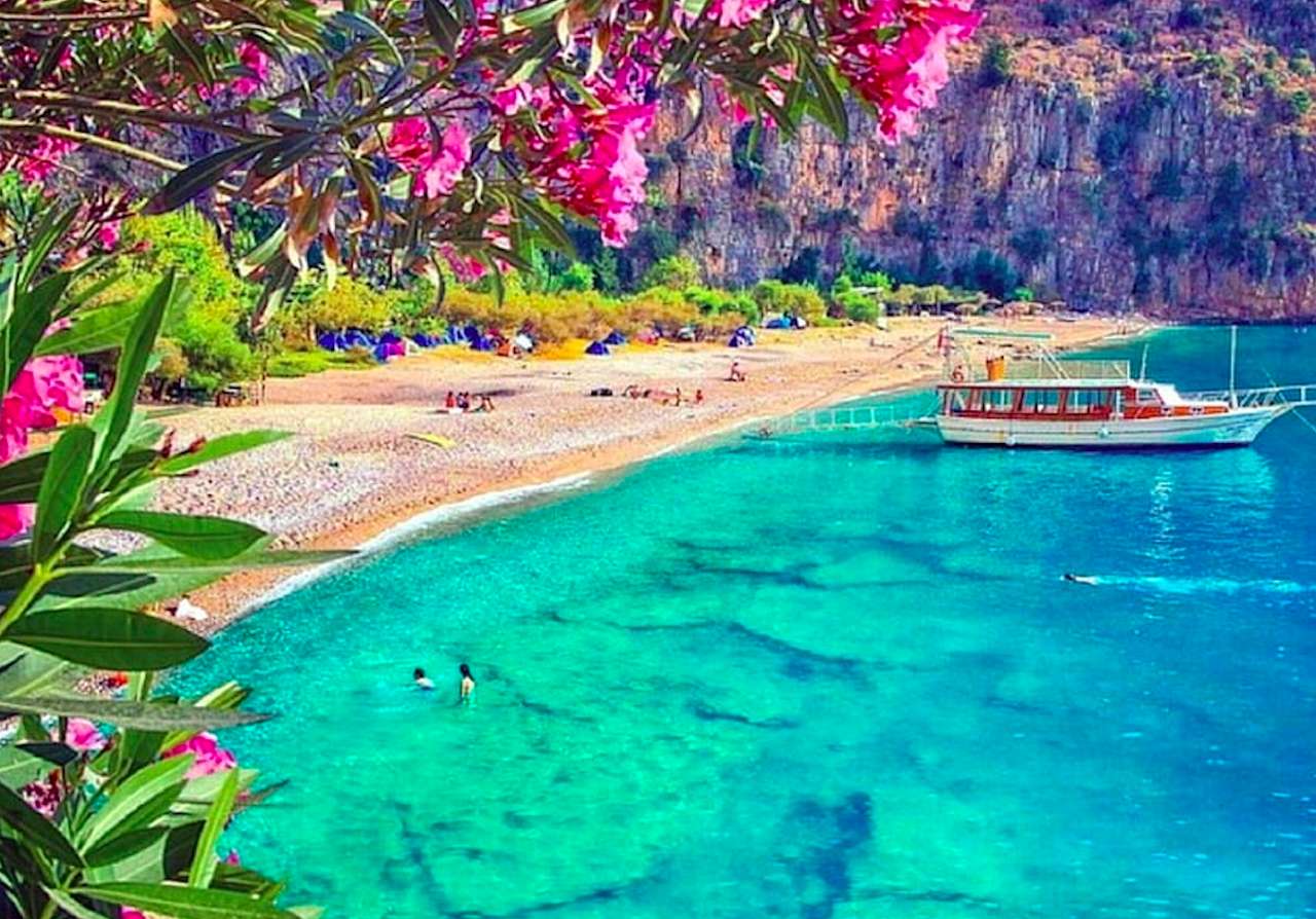 Turkey-Beautiful Butterfly Valley-coast, a miracle jigsaw puzzle online