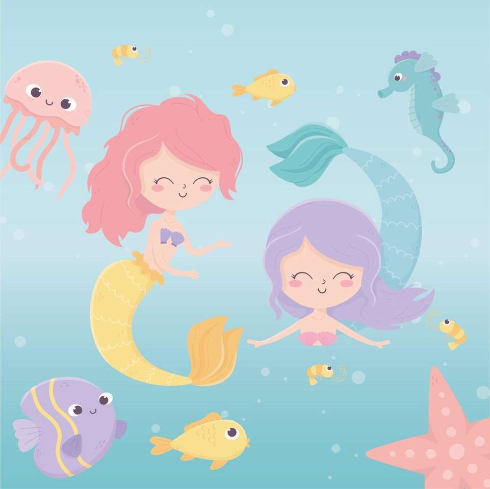 zeemeerminnen en vrienden legpuzzel online