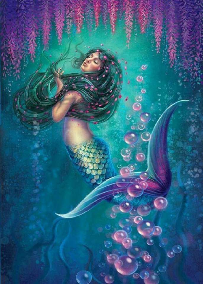 una bellissima sirena puzzle online