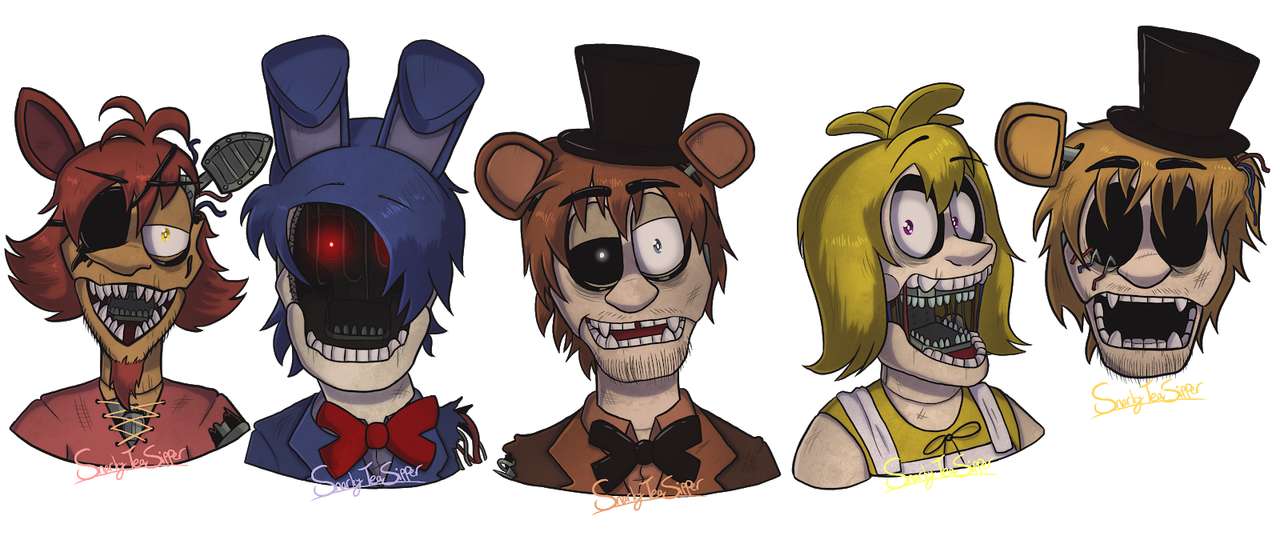 FNAF 2 Puzz;e jigsaw puzzle online