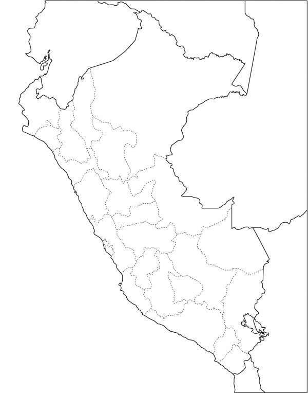 Map of Peru. online puzzle