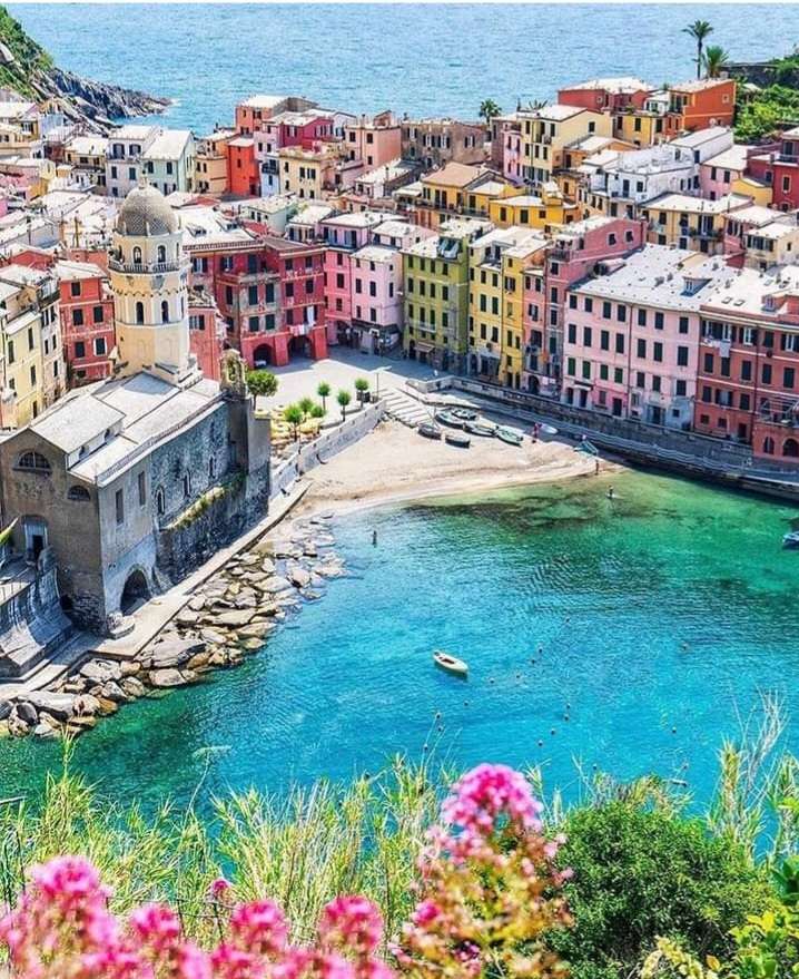 Vernazza, Cinque Terre! Okouzlující vesnice skládačky online