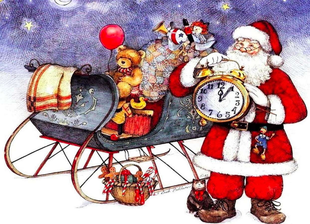 Il timer di San Patrizio Babbo Natale, ah ah ah puzzle online