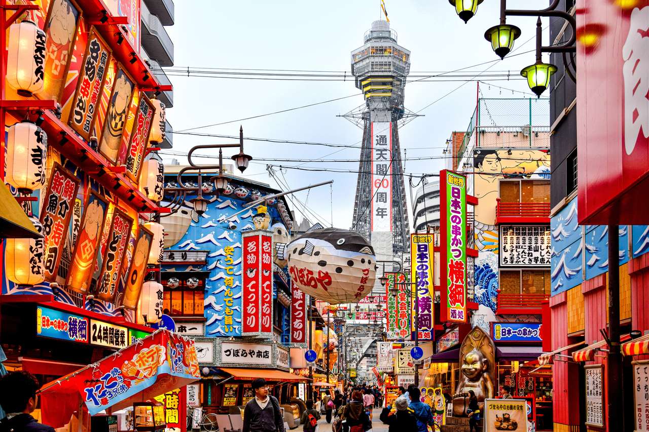 Osaka, Japan pussel på nätet