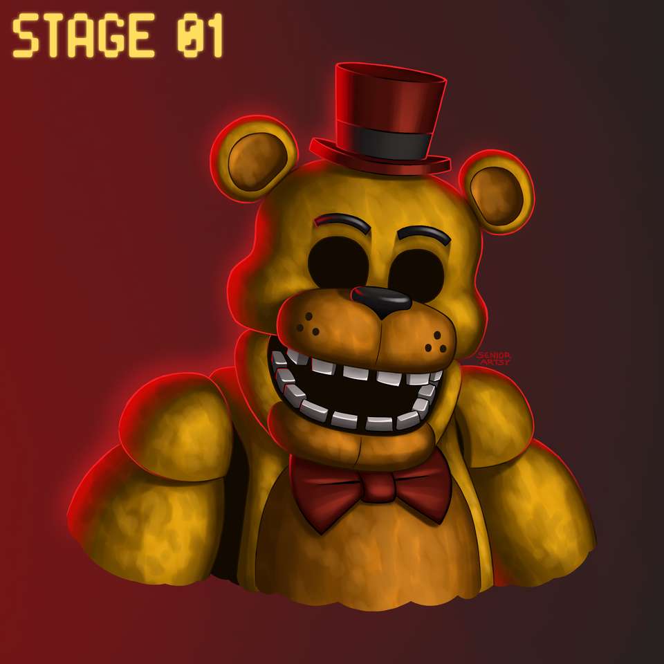 Fredbear Puzzle Online-Puzzle