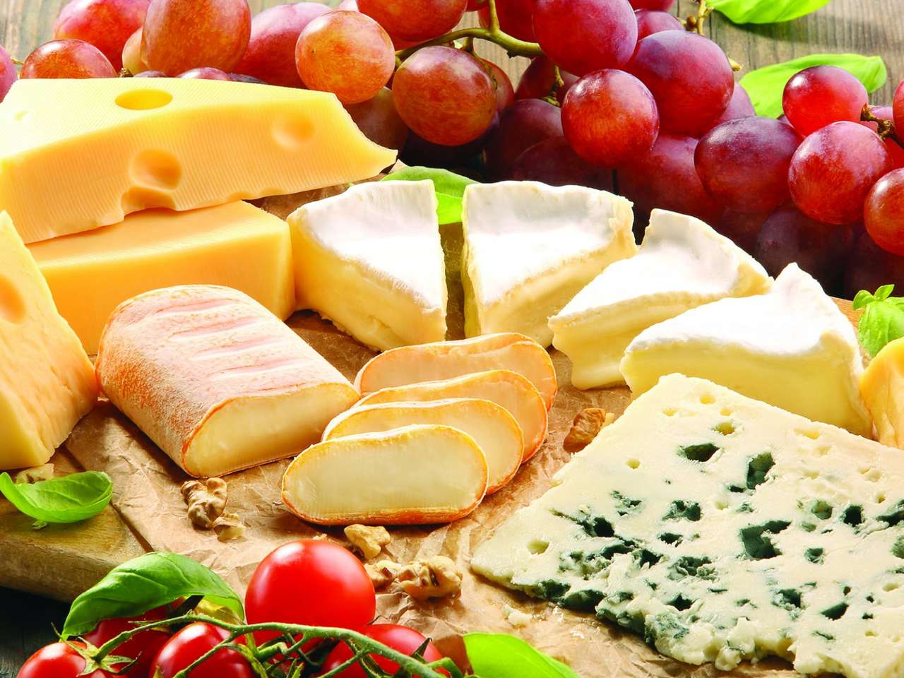 Assiette de fromage puzzle en ligne