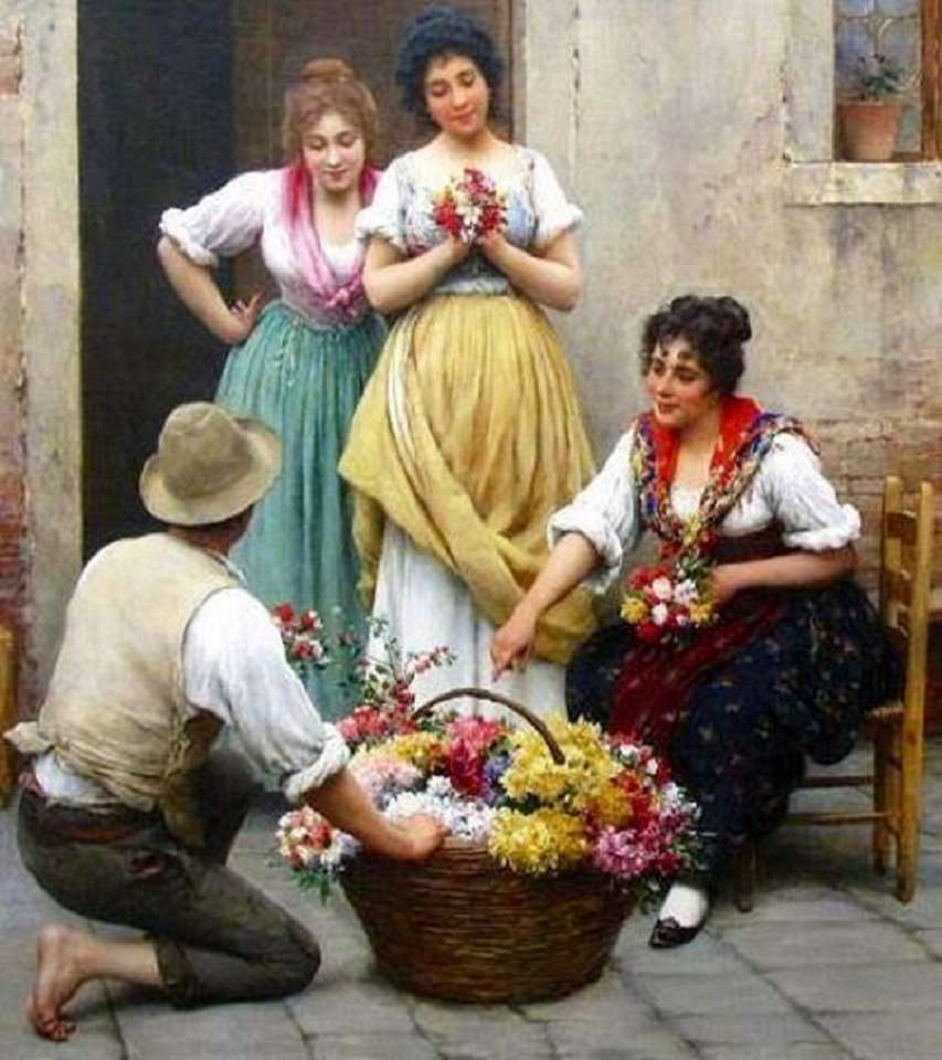 the flower seller online puzzle