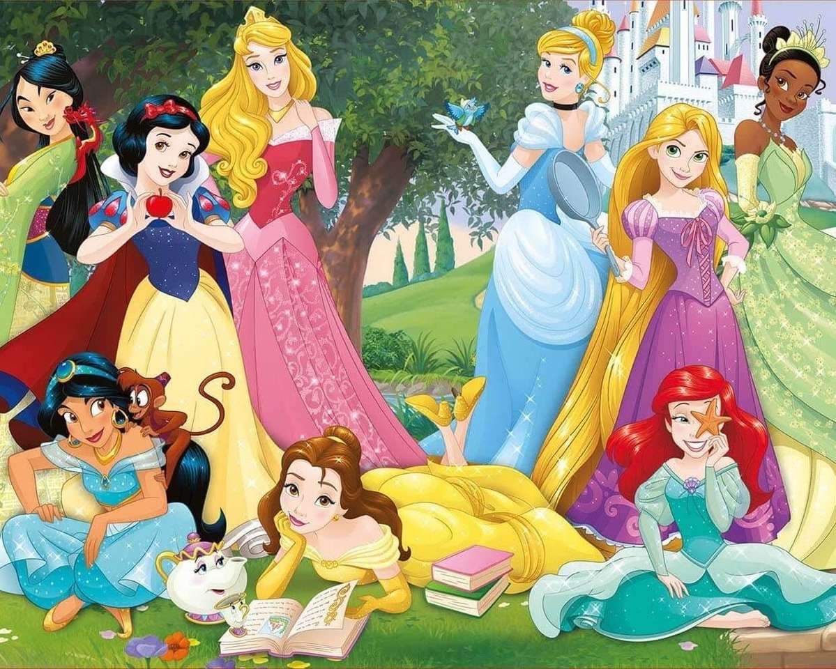 Disney princezny skládačky online