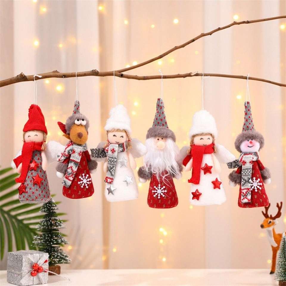 Kerst hangers legpuzzel online