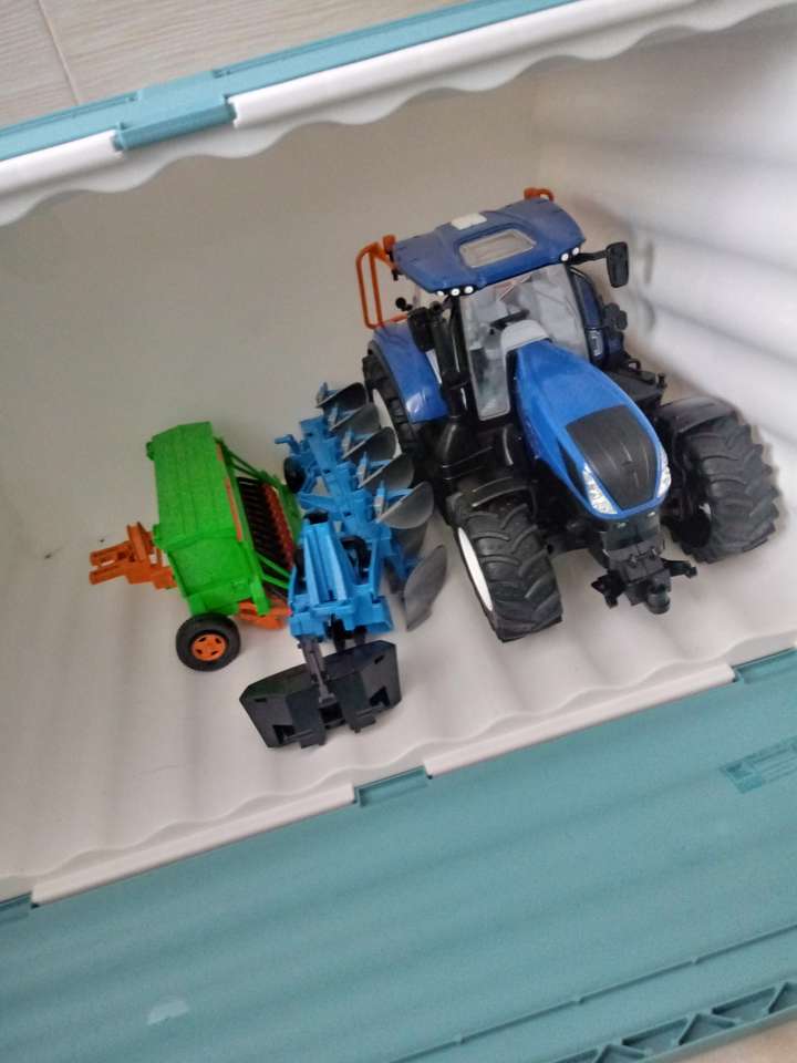 мой трактор онлайн-пазл
