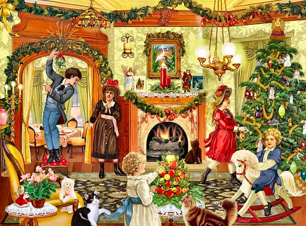 Salon during the holidays of those years, beauty delights :) jigsaw puzzle online