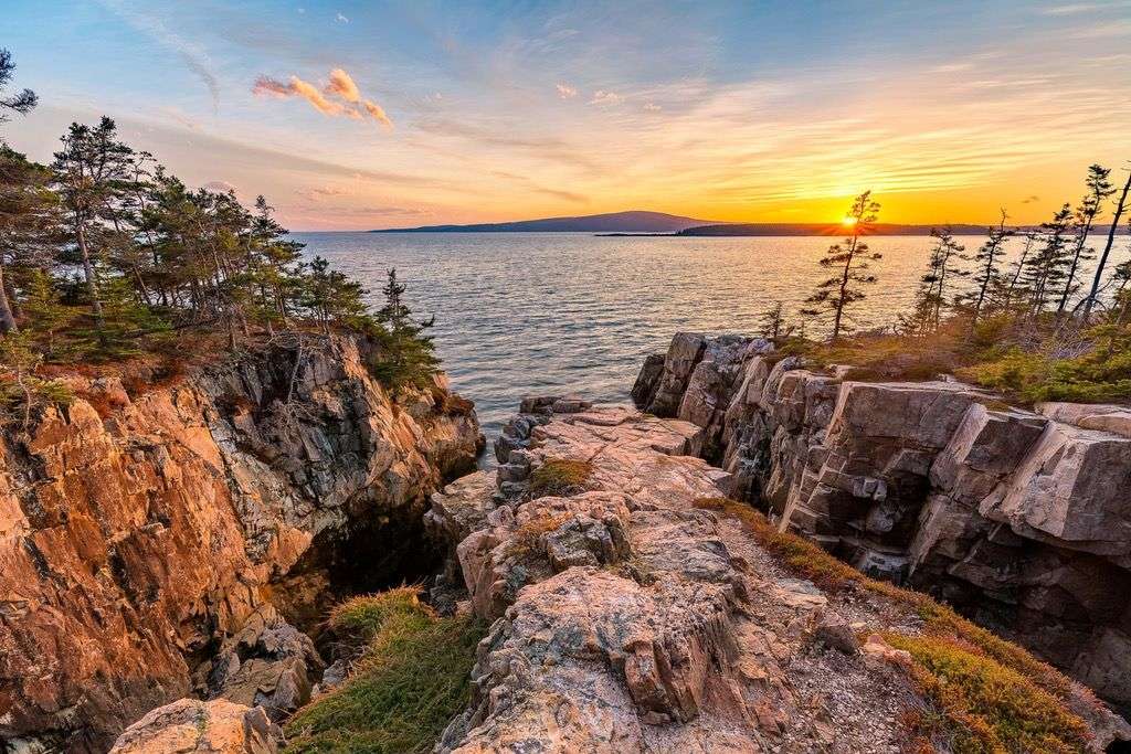 Περιπέτεια στο Εθνικό Πάρκο Acadia online παζλ