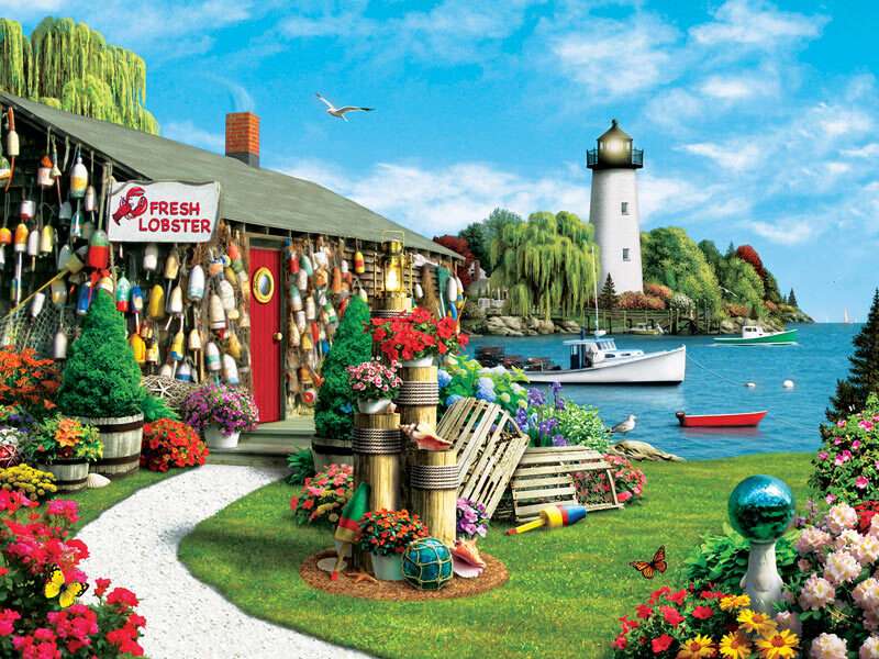 Sale of lobster in the Bay online puzzle
