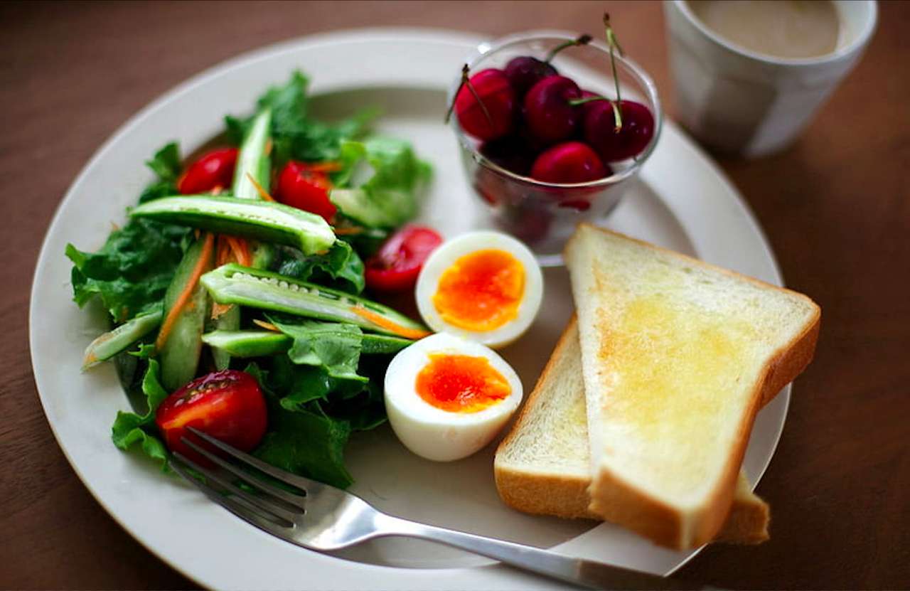 En hälsosam frukost Pussel online