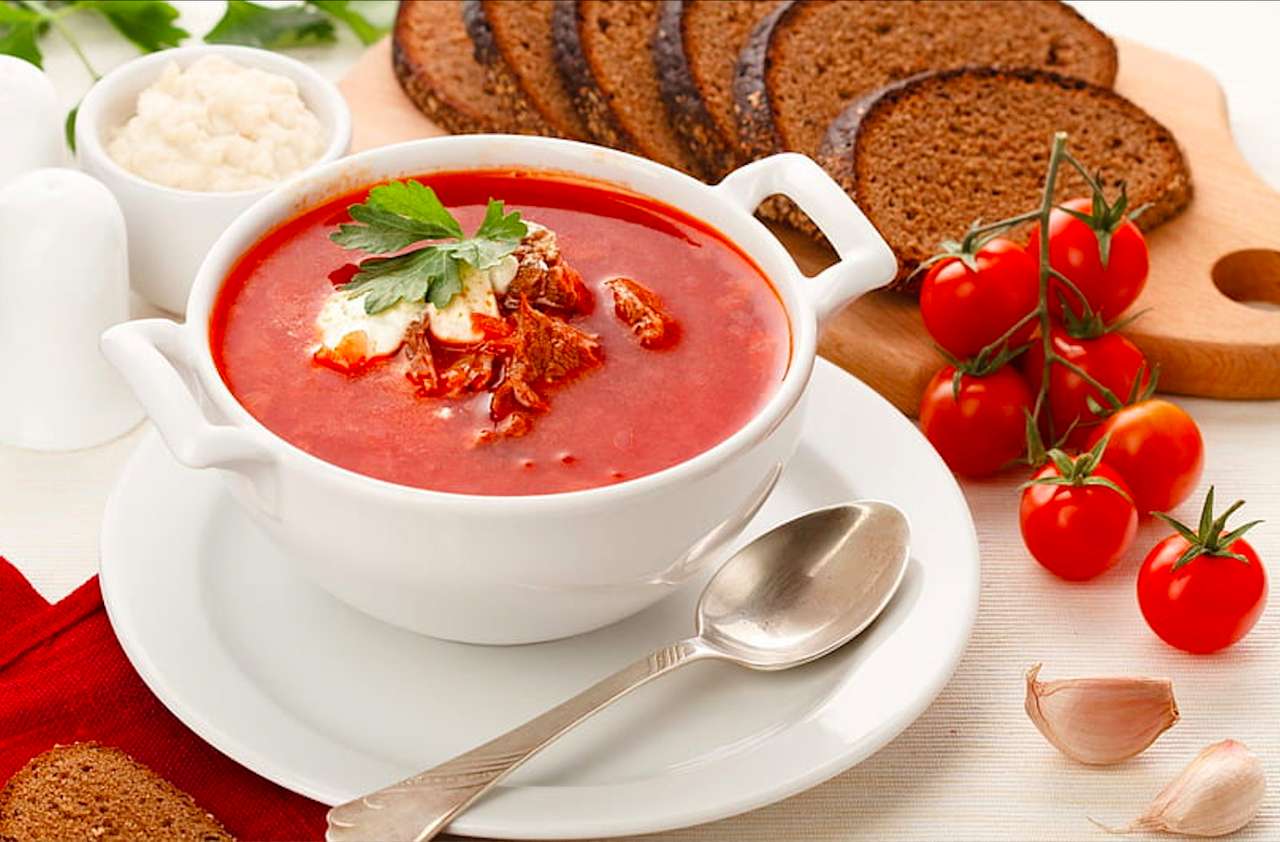 La zuppa di peperoncino è la migliore per il clima invernale puzzle online