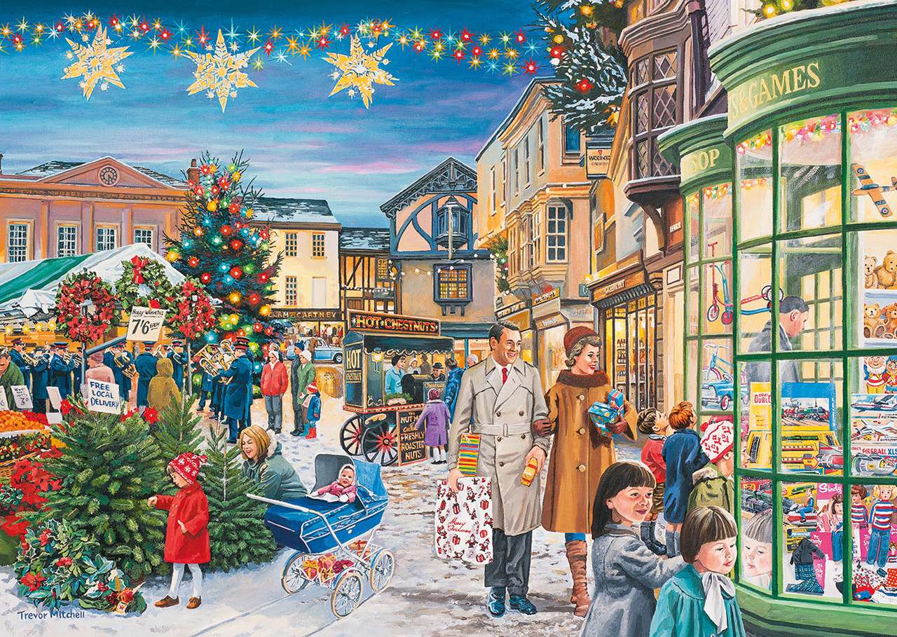 町のクリスマスの魔法 ジグソーパズルオンライン