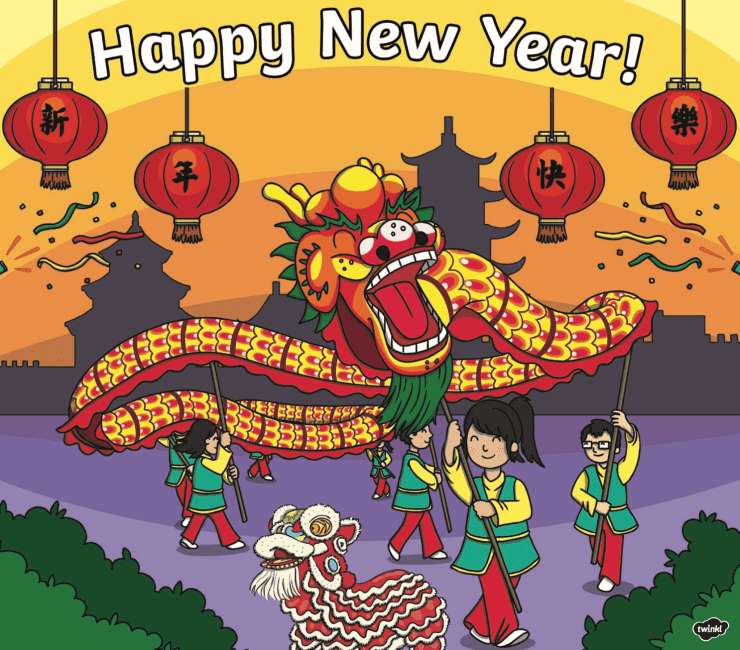 kinesiskt nyår pussel på nätet