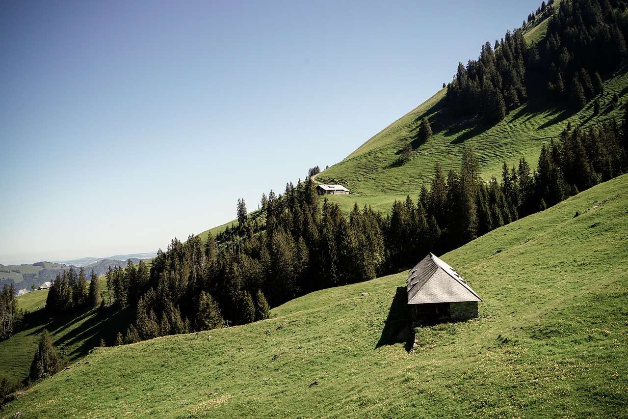 montañas suizas rompecabezas en línea