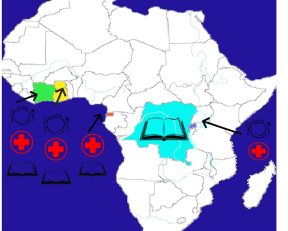 afrika kaart legpuzzel online