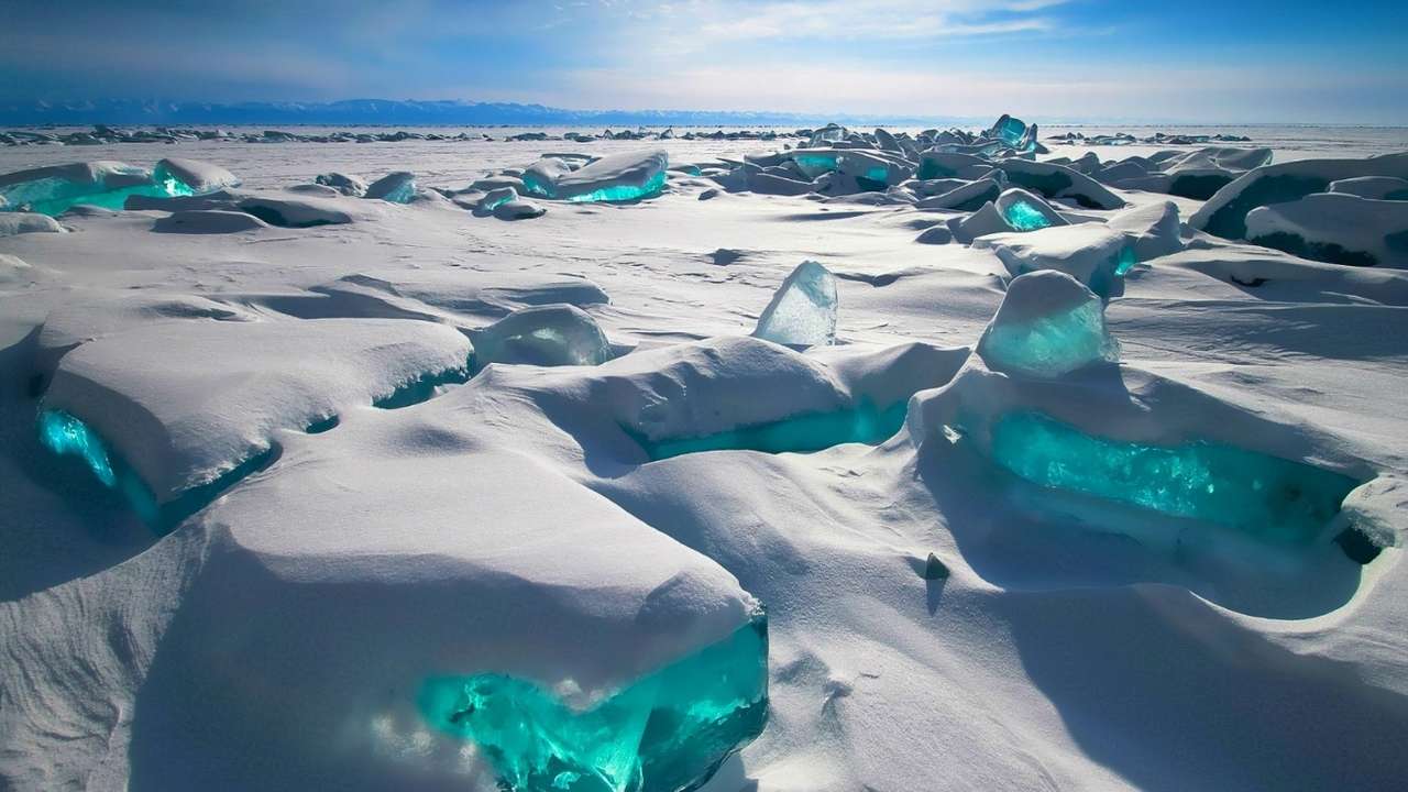 bevroren landschap legpuzzel online