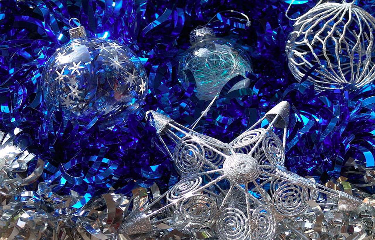 Őrült karácsonyi színek, gyönyörű kilátás online puzzle