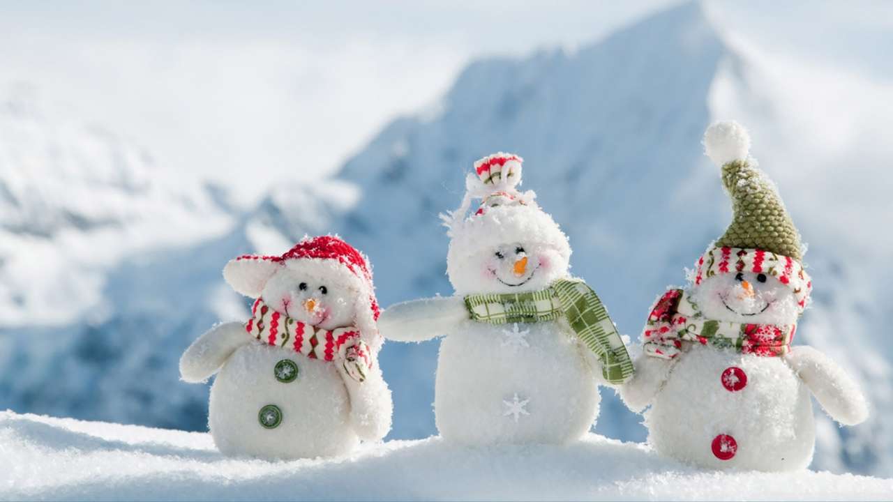 muñecos de nieve rompecabezas en línea