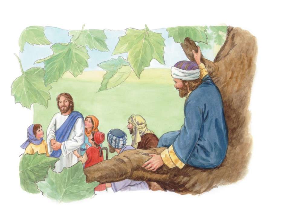 Ježíš a Zacchaeus skládačky online