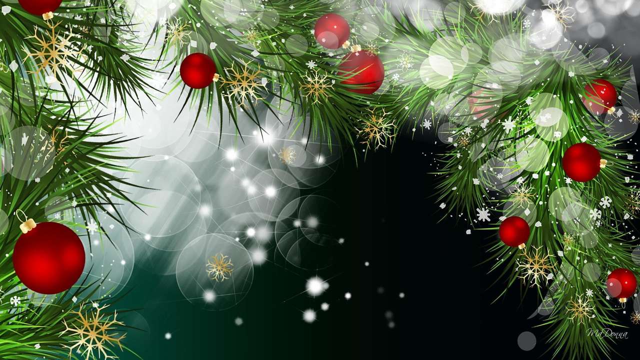 Karácsonyi dekoráció kirakós online