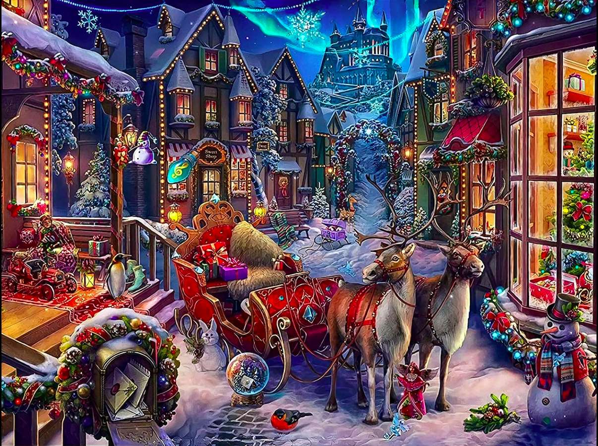 Christmas vibes, beautiful view :) online puzzle