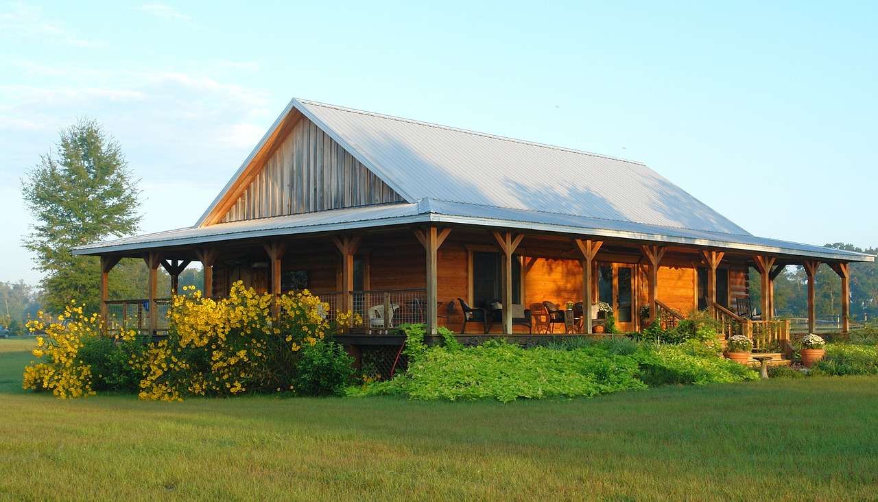 Старый дом на ферме онлайн-пазл