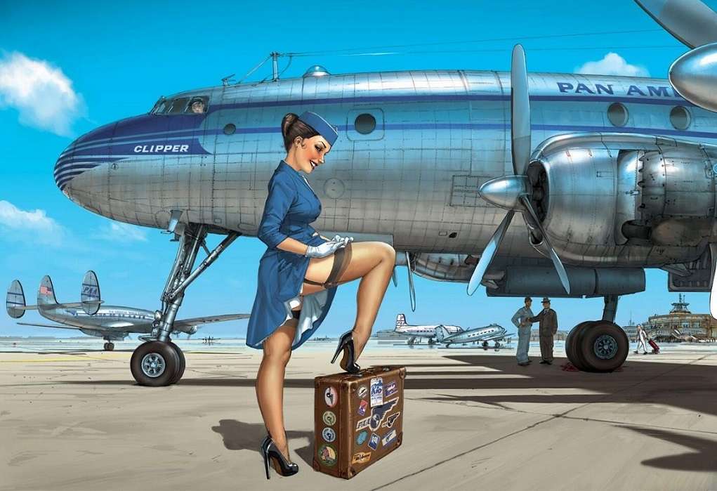 Stewardess legpuzzel online