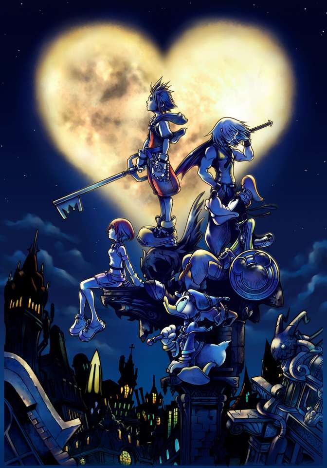 Kingdom Hearts онлайн пъзел