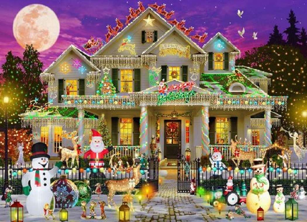 A very well decorated house online puzzle