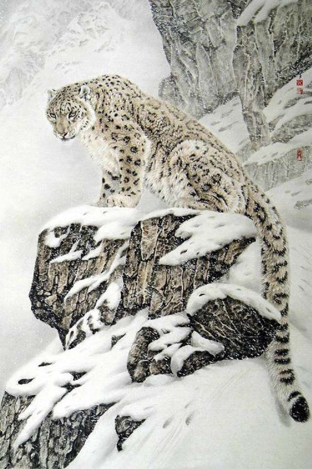 Snow Leopard online puzzel