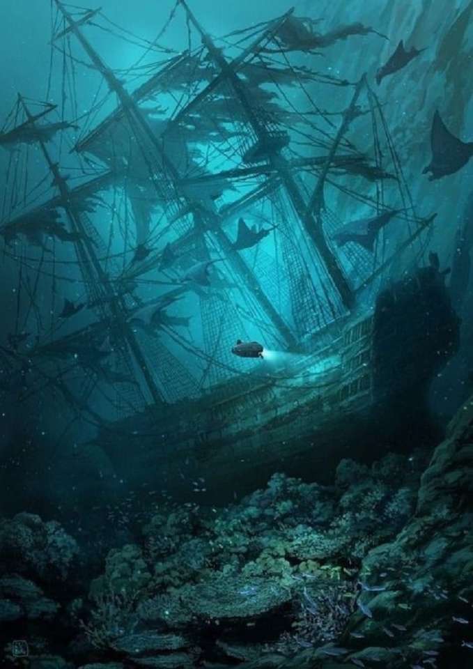naufrágio do oceano profundo quebra-cabeças online