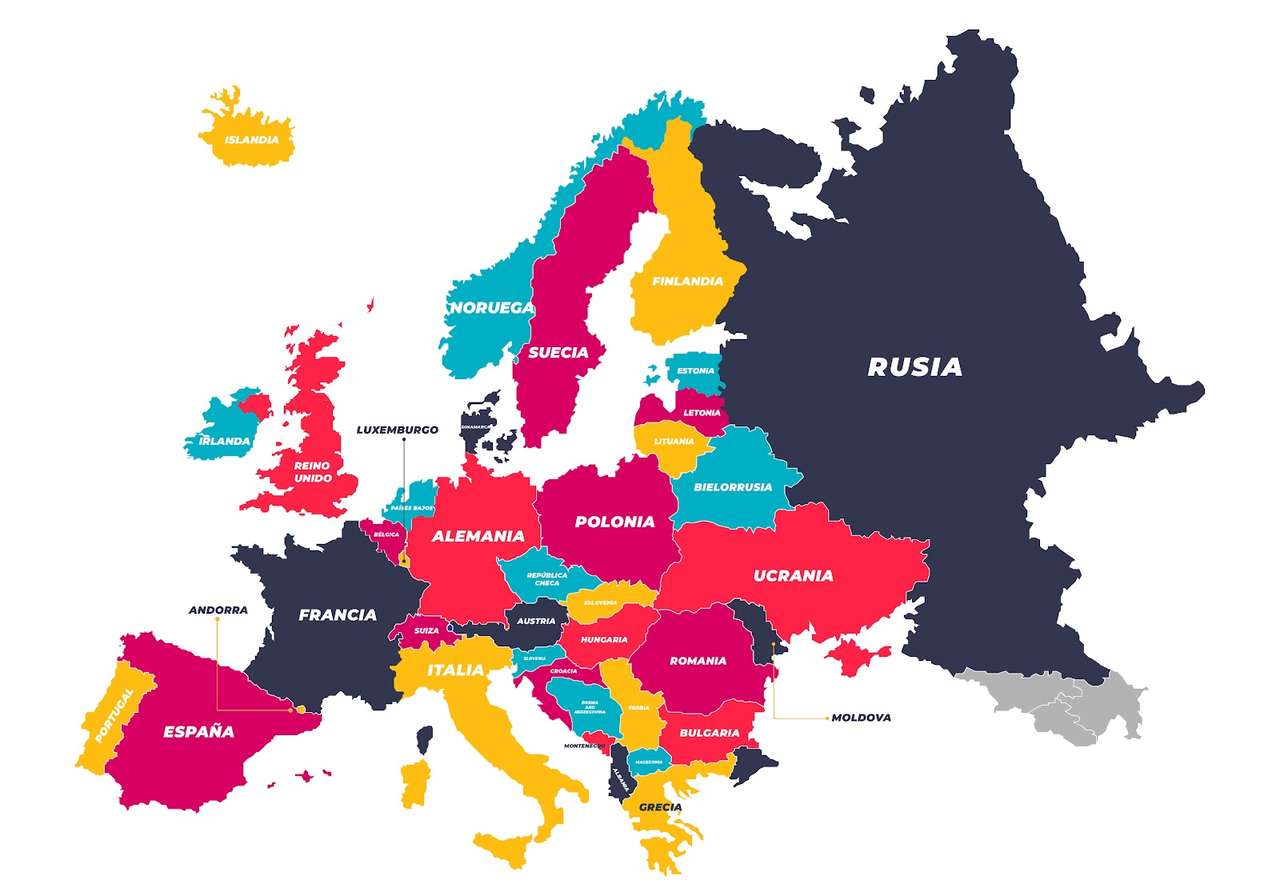 Puzzle-ul Europei puzzle online