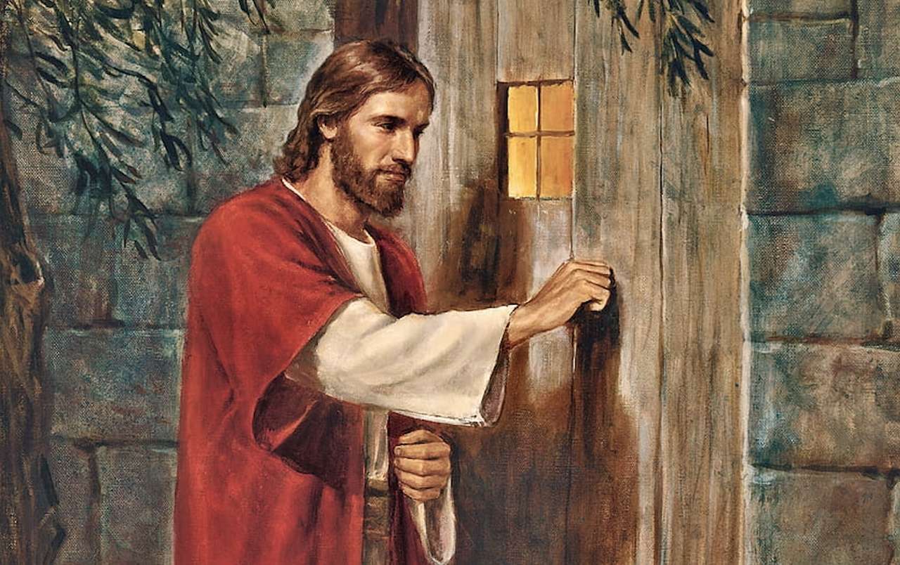 Jesús está llamando a tu puerta rompecabezas en línea