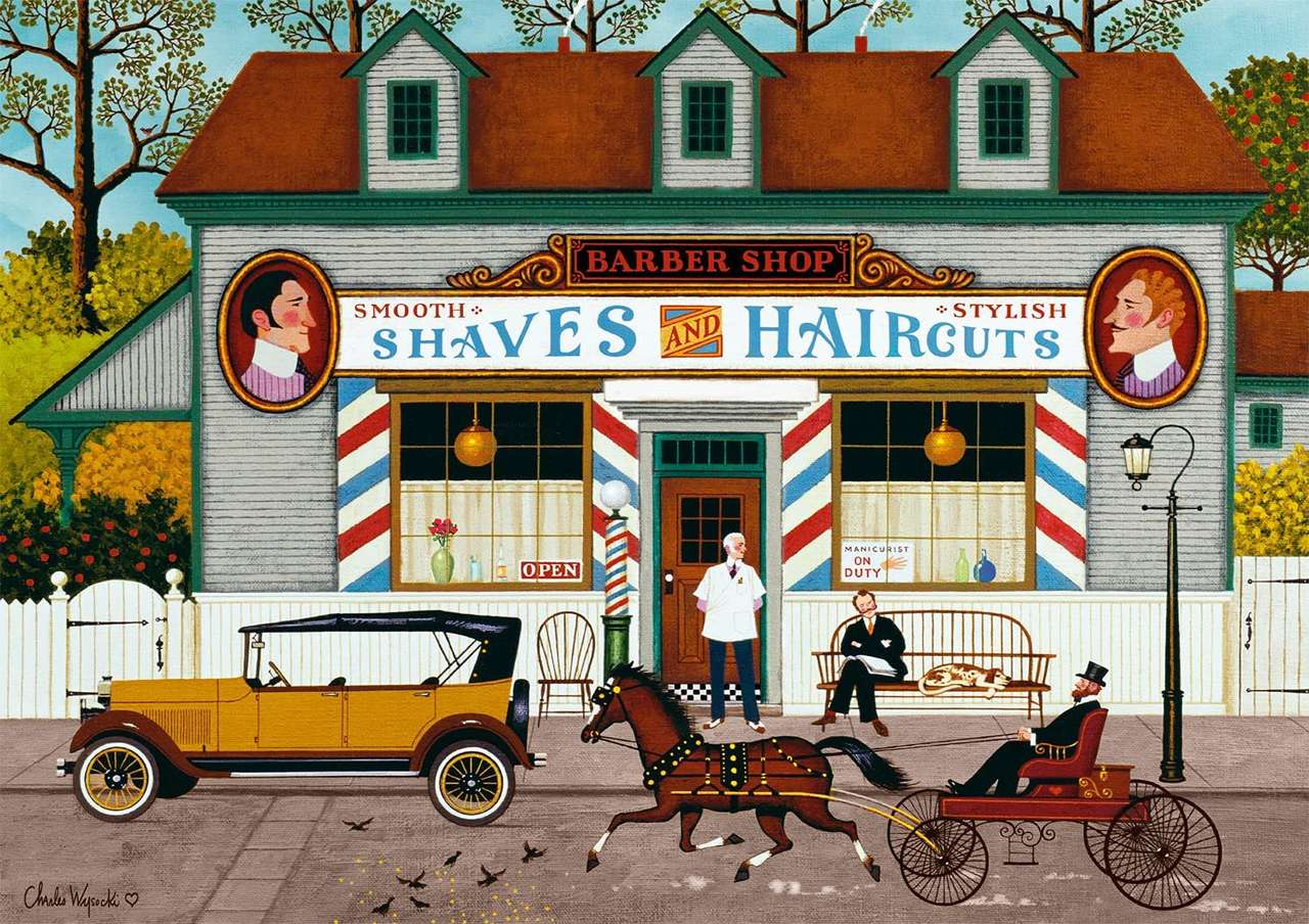 barber shop jigsaw puzzle online