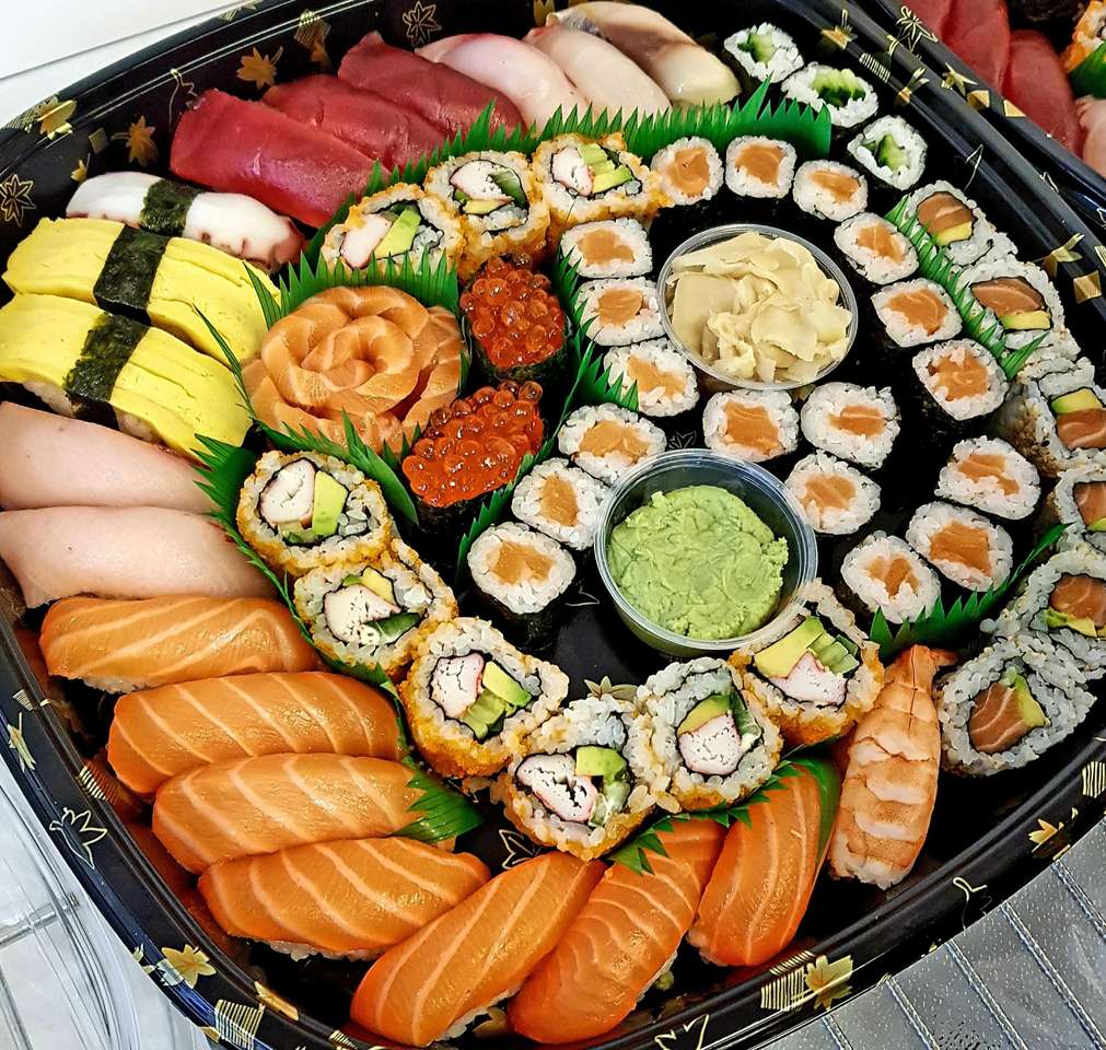 Talíř na sushi skládačky online