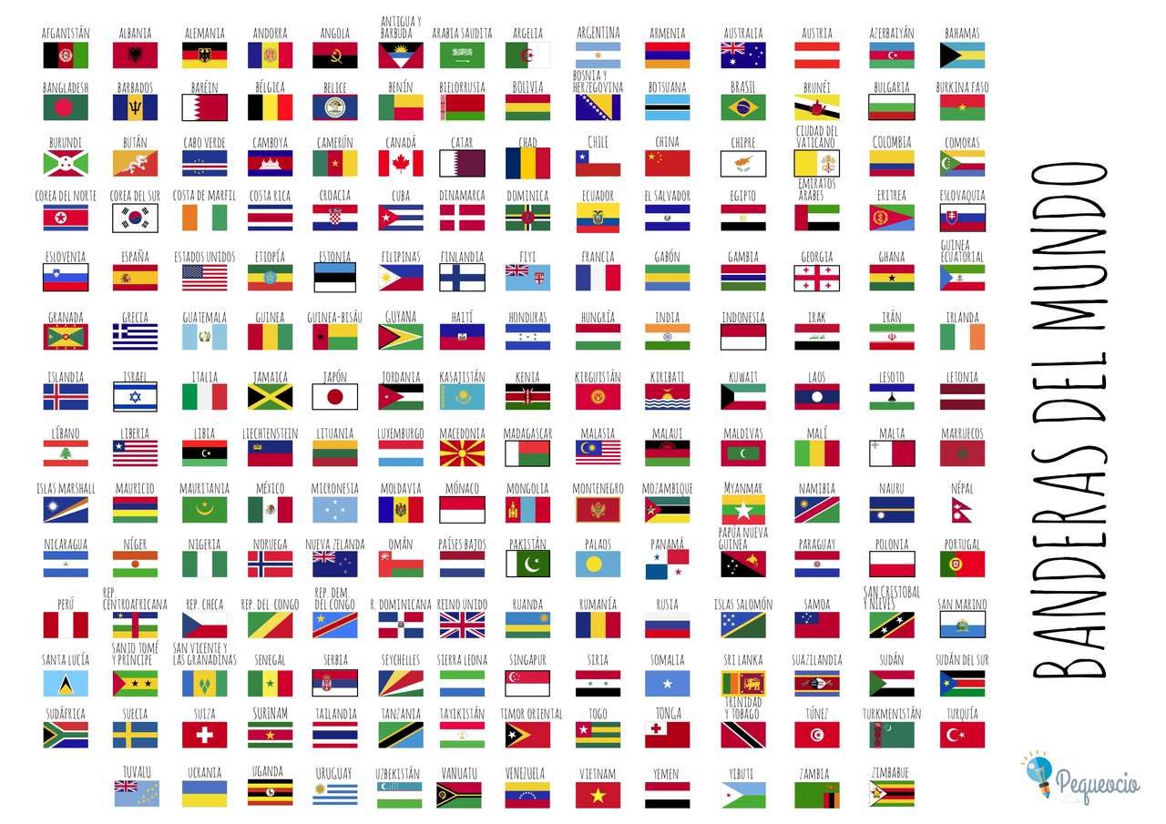 Flaggen der Welt Puzzlespiel online