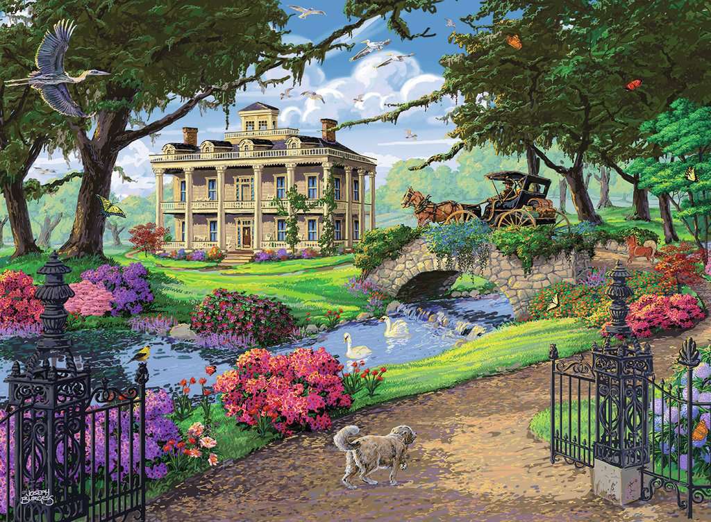 Residence in spring online puzzle