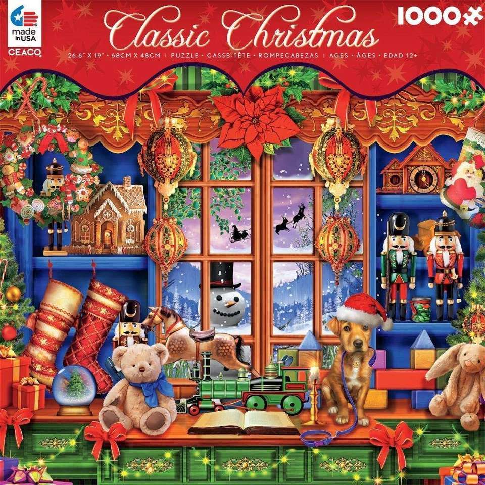 Puzzle - Weihnachten im Fenster Online-Puzzle