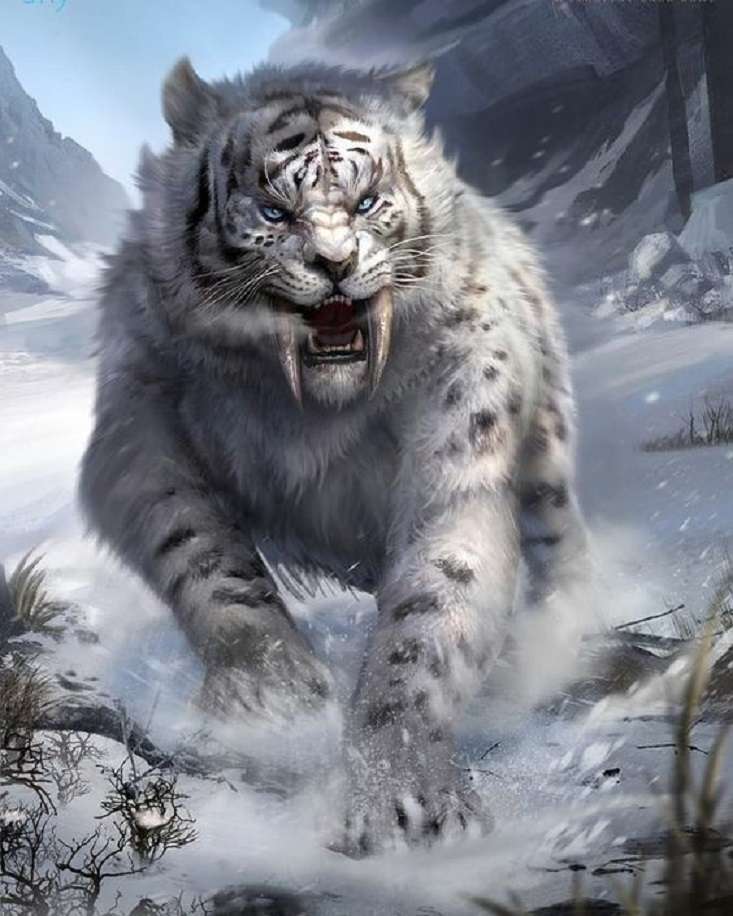 snow leopard online puzzle