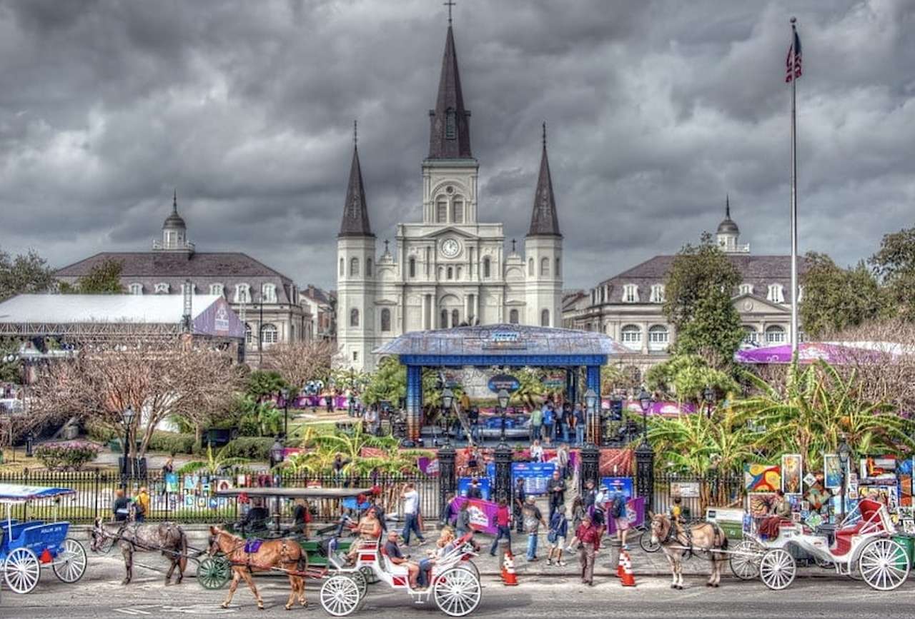New Orleans-Jackson Square online puzzle